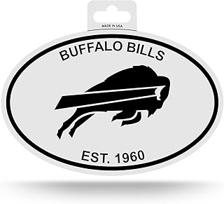 rico industries nfl 中性款黑白队徽椭圆形贴纸